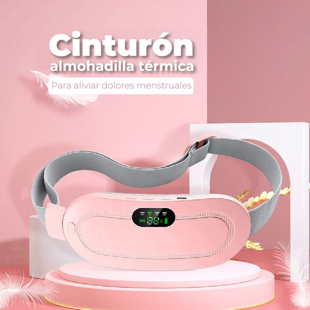 Cinturón Almohadilla Térmica Para Aliviar Cólicos