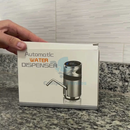 Dispensador de agua con interruptor eléctrico de acero inoxidable, con carga USB para botella Universal